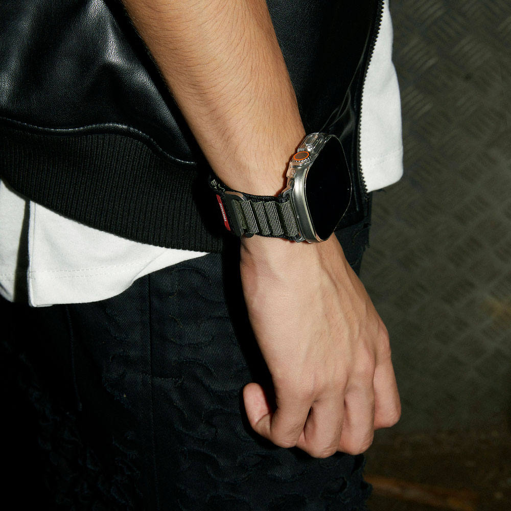 Apple Watch Ultra 49mm Uyumlu SkinArma Kobu Hasır Kordon - 10