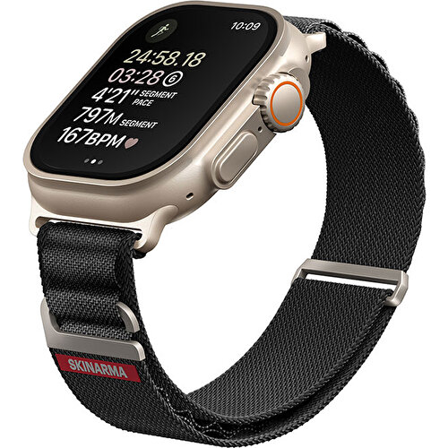Apple Watch Ultra 49mm Uyumlu SkinArma Kobu Hasır Kordon