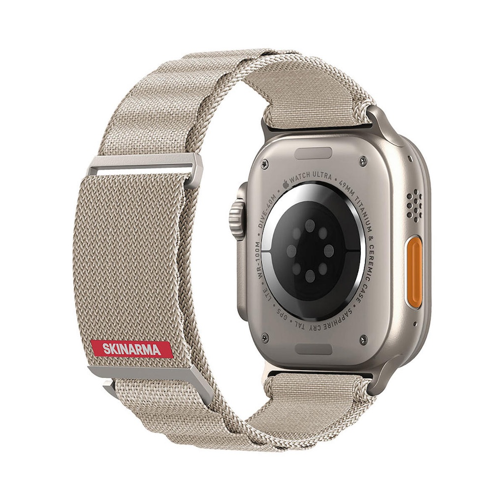 Apple Watch Ultra 49mm Uyumlu SkinArma Kobu Hasır Kordon
