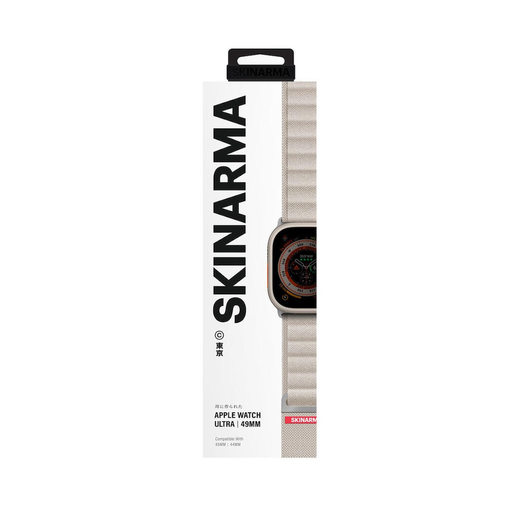 Apple Watch Ultra 49mm Uyumlu SkinArma Kobu Hasır Kordon