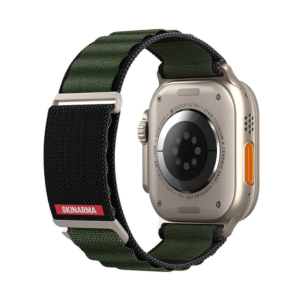 Apple Watch Ultra 49mm Uyumlu SkinArma Kobu Hasır Kordon