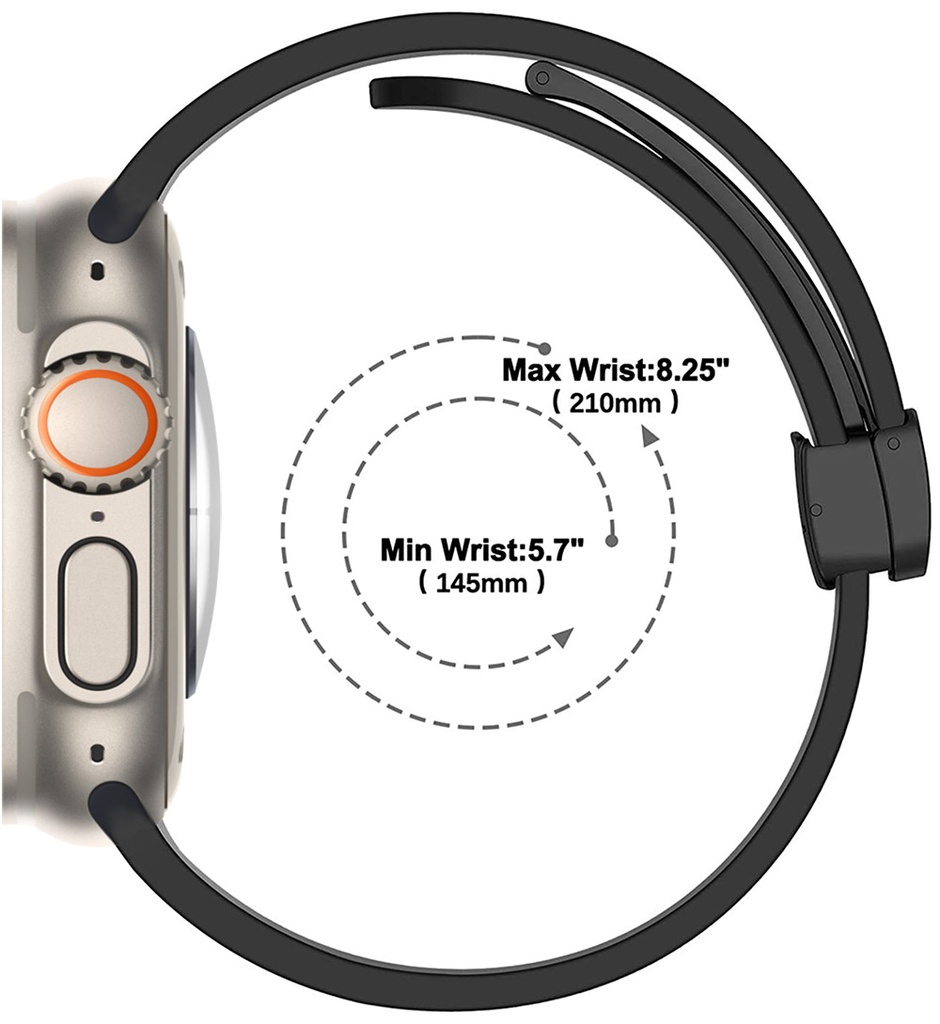 Apple Watch Ultra 49mm Uyumlu Zore KRD-84 Silikon Kordon - 3