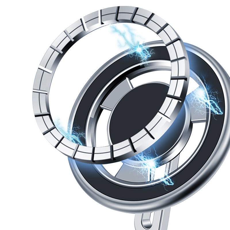 Wiwu CH027 360 Derece Dönebilen Magnetik Düz Zemin Versiyon Araç Telefon Tutucu - 4