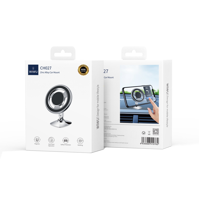 Wiwu CH027 360 Derece Dönebilen Magnetik Düz Zemin Versiyon Araç Telefon Tutucu - 6