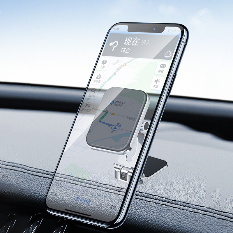 Wiwu CH023 360 Derece Dönebilen Magnetik Düz Zemin Versiyon Araç Telefon Tutucu - 7