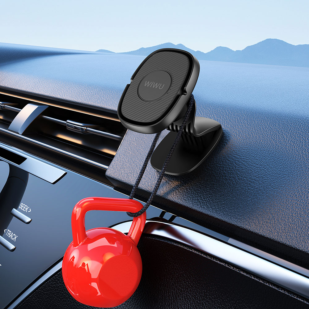 Wiwu CH007 360 Derece Dönebilen Magnetik Düz Zemin Versiyon Araç Telefon Tutucu - 9