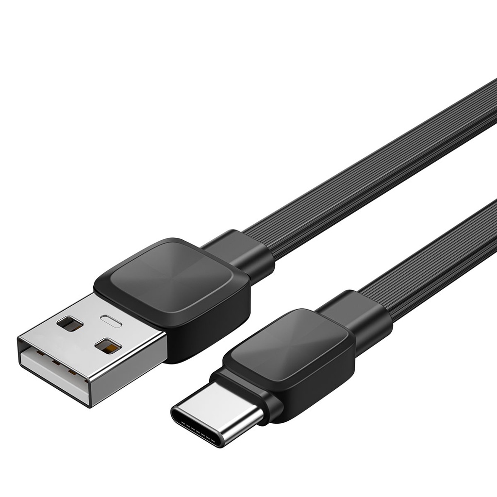 Wiwu Bravo Wİ-C003 Yassı Tasarım Type-C Usb Kablo 1M - 2