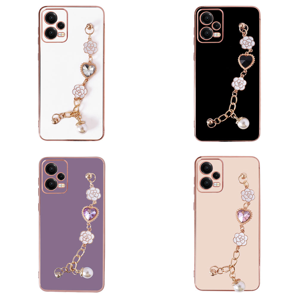 Xiaomi Redmi Note 12 5G Uyumlu Kılıf El Tutamaçlı Kamera Korumalı Zore Taka Silikon Kapak - 1