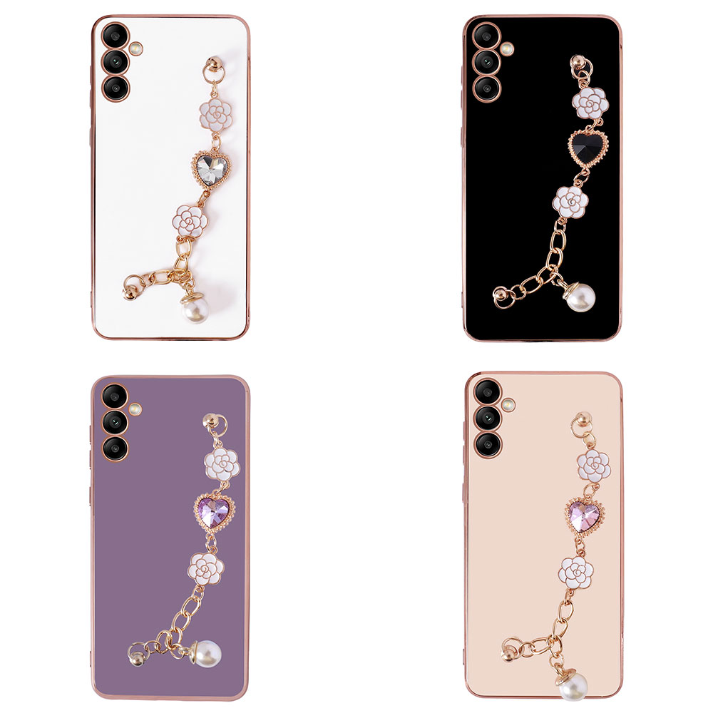 Samsung Galaxy A54 Uyumlu Kılıf El Tutamaçlı Kamera Korumalı Zore Taka Silikon Kapak - 1