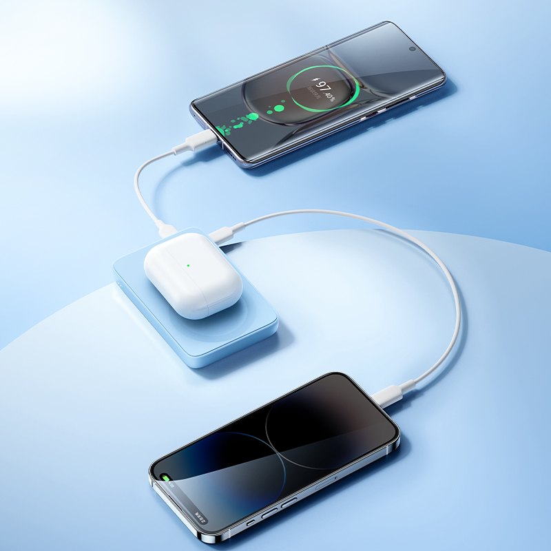 Benks MP07 Magsafe Magnetik İnce Tasarımlı Powerbank 10000mAh iPhone 12-13-14 Serisi - 2