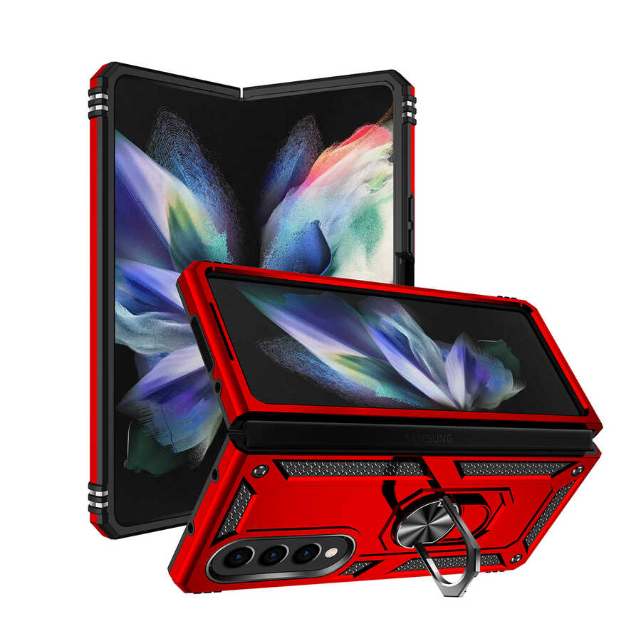 Samsung Galaxy Z Fold 4 Uyumlu Kılıf Zore Vega Kapak - 3