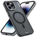 Apple iPhone 14 Pro Uyumlu Kılıf Magsafe Şarj Özellikli Youngkit Rock Sand Serisi Kapak - 7