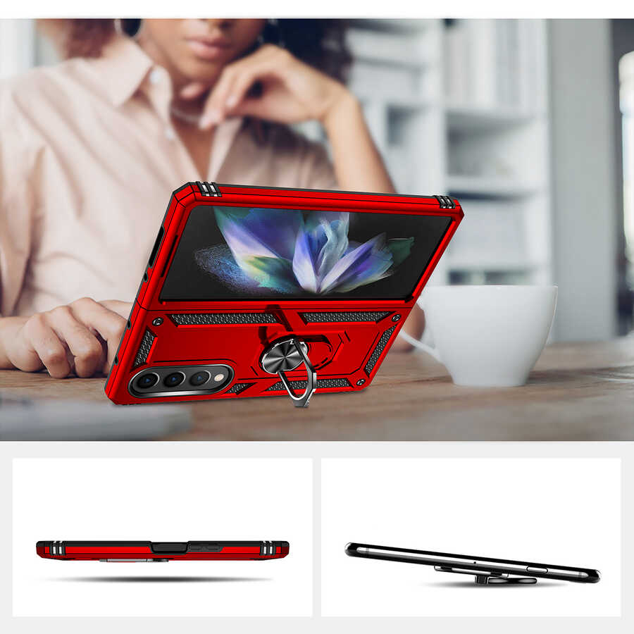 Samsung Galaxy Z Fold 4 Uyumlu Kılıf Zore Vega Kapak - 6