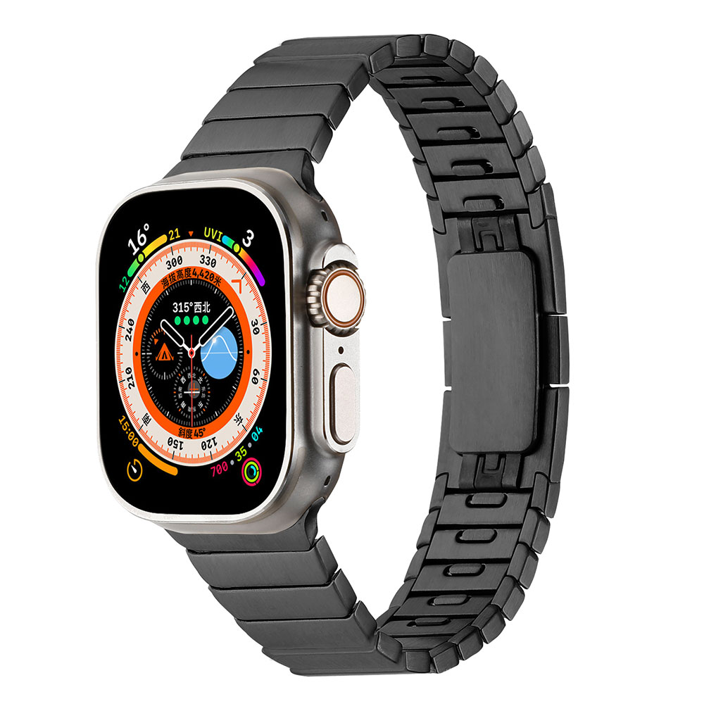 Apple Watch 7 45mm Uyumlu Zore KRD-82 Metal Kordon - 1