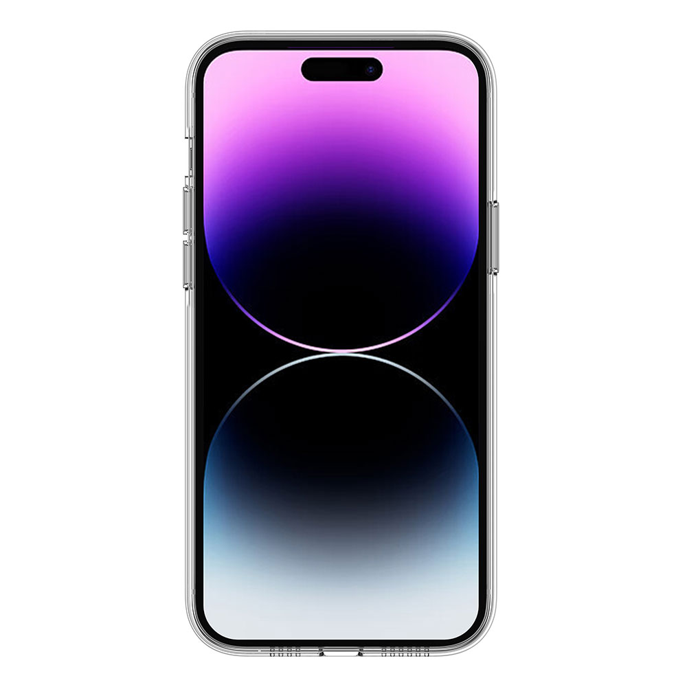 Apple iPhone 14 Pro Max Uyumlu Kılıf Magsafe Şarj Özellikli Transparan Sert PC Wlons Pita Kapak - 1