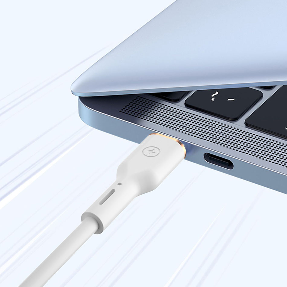 Wiwu Vigor YQ-01 Type-C to Lightning Esnek PD Data Kablo 27W 480Mbps 1.2M - 8