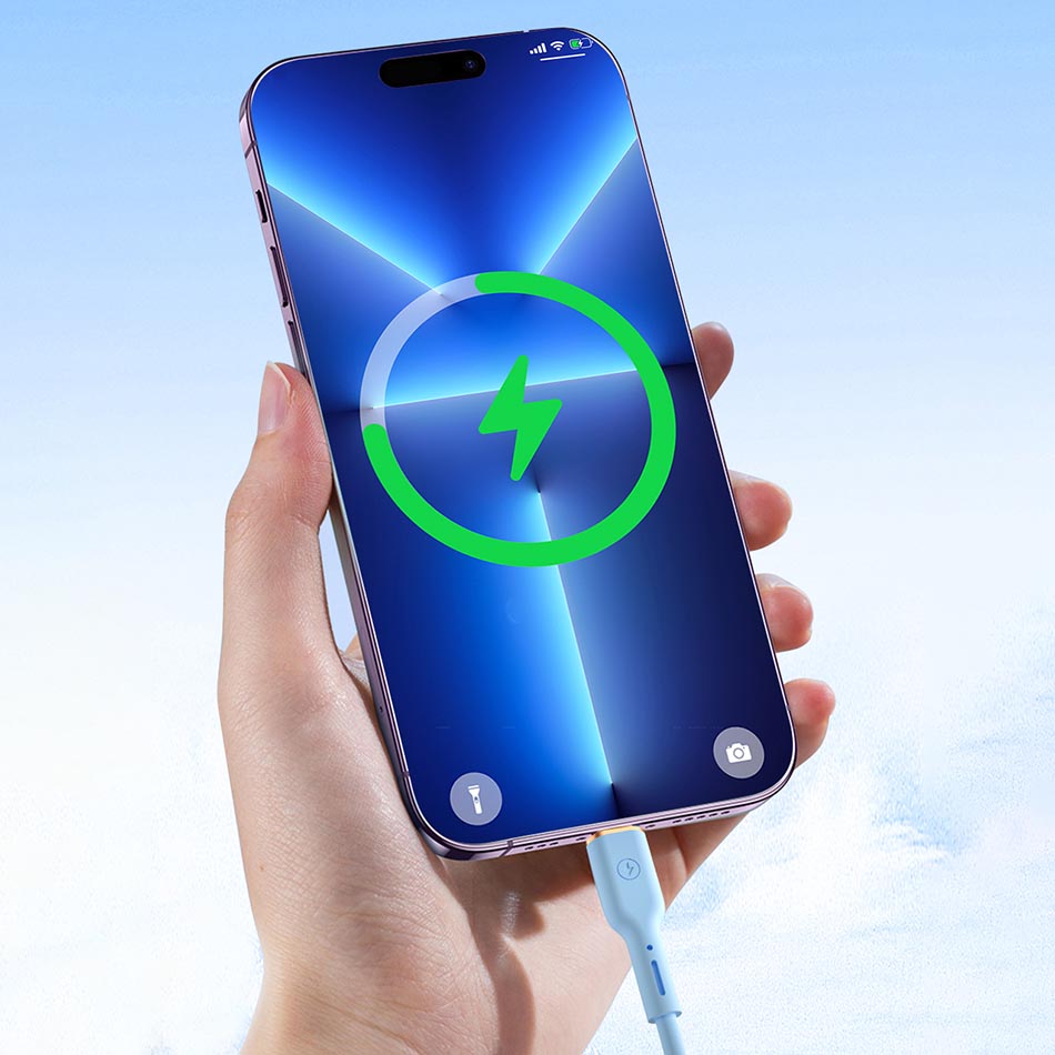 Wiwu Vigor YQ-02 Type-C to Type-C Esnek PD Data Kablosu 100W 480Mbps 1.2M - 8