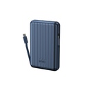 Wiwu PP03 Taşınabilir Wireless Şarj ve PD Hızlı Şarj Özellikli Powerbank 15W 10000mAh - 1