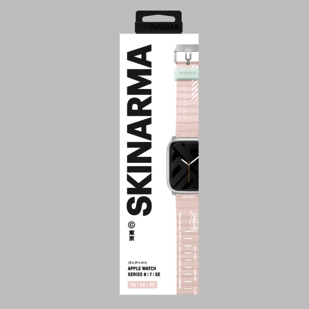 Apple Watch 42mm Uyumlu SkinArma Shokku Silikon Kordon