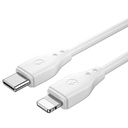 Wiwu Pioneer Wİ-C002 Ultra Esnek 30W Hızlı Şarj Özellikli Type-C to Lightning PD Kablo 1M - 4