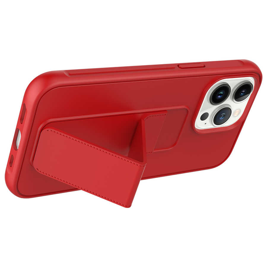 Apple iPhone 14 Pro Max Uyumlu Kılıf Zore Qstand Kapak - 1