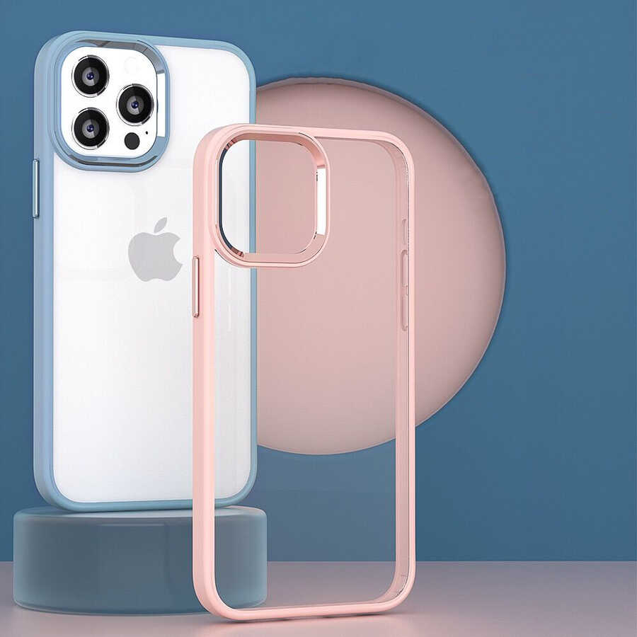 Apple iPhone 14 Pro Uyumlu Kılıf Zore Krom Kapak - 4