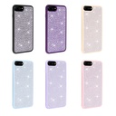 Apple iPhone 8 Plus Uyumlu Kılıf Parlak Taşlı Tasarım Zore Ston Kapak - 1