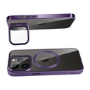 Apple iPhone 14 Pro Max Uyumlu Kılıf Magsafe Wireless Şarj Özellikli Standlı Zore Klon Kapak - 1