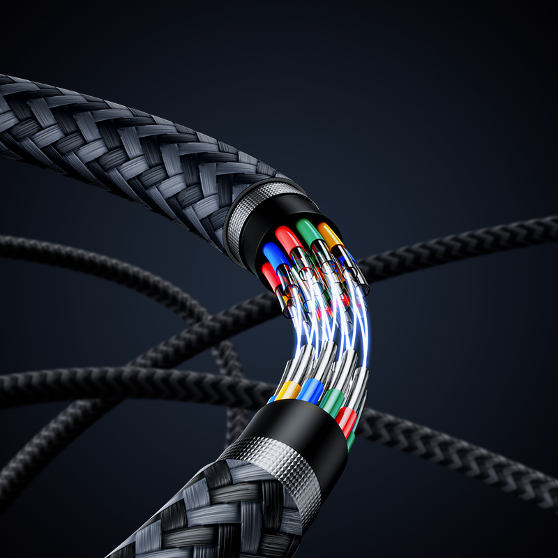 Benks D43 Type-C to Lightning PD Hızlı Şarj ve Data Kablo 480Mbps 1.2 Metre - 4
