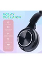 M6 Pro Cat RGB Led Işıklı Kedi Kulağı Band Tasarımlı Ayarlanabilir ve Katlanabilir Kulak Üstü Bluetooth Kulaklık