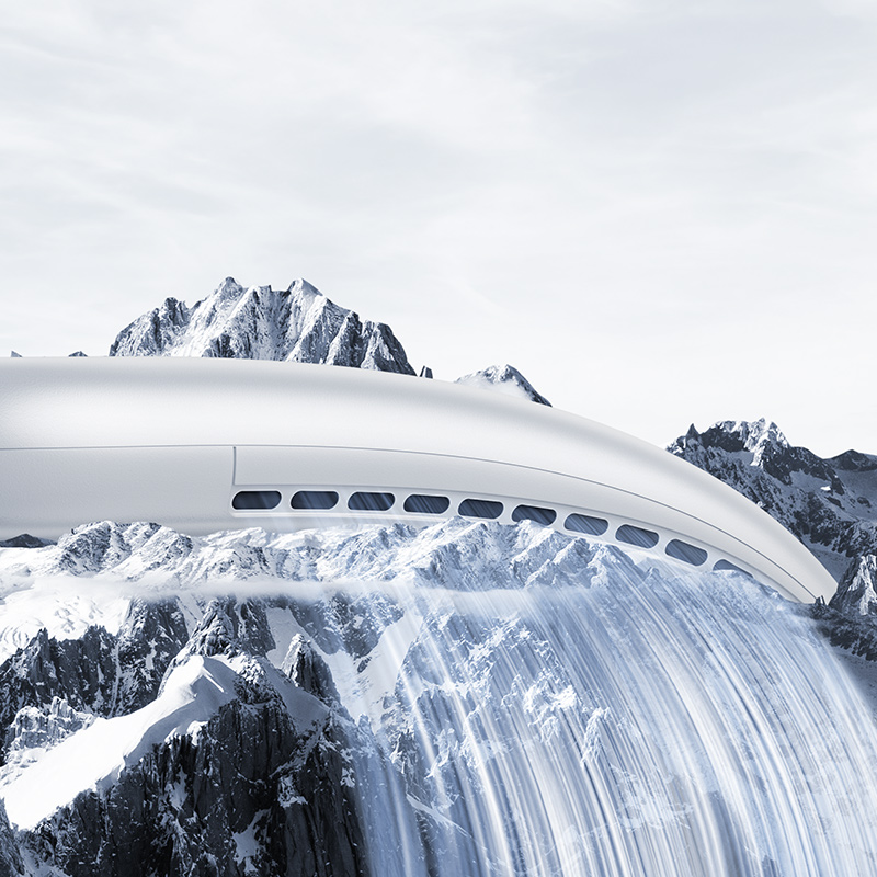 Benks Biliz F24 Taşınabilir Şarjlı Boyun Askılı Fan - 6