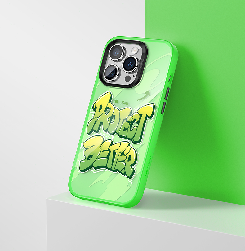 Apple iPhone 13 Pro Uyumlu Kılıf Airbagli TPU Yazı Temalı Benks Dynamic New Kapak - 1