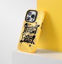 Apple iPhone 13 Pro Uyumlu Kılıf Airbagli TPU Yazı Temalı Benks Dynamic New Kapak - 3