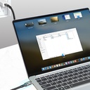 Zore QG01 Type-C to Type-C USB4 PD Data Kablosu 240W 40Gbps 8K@60Hz 1 Metre - 8