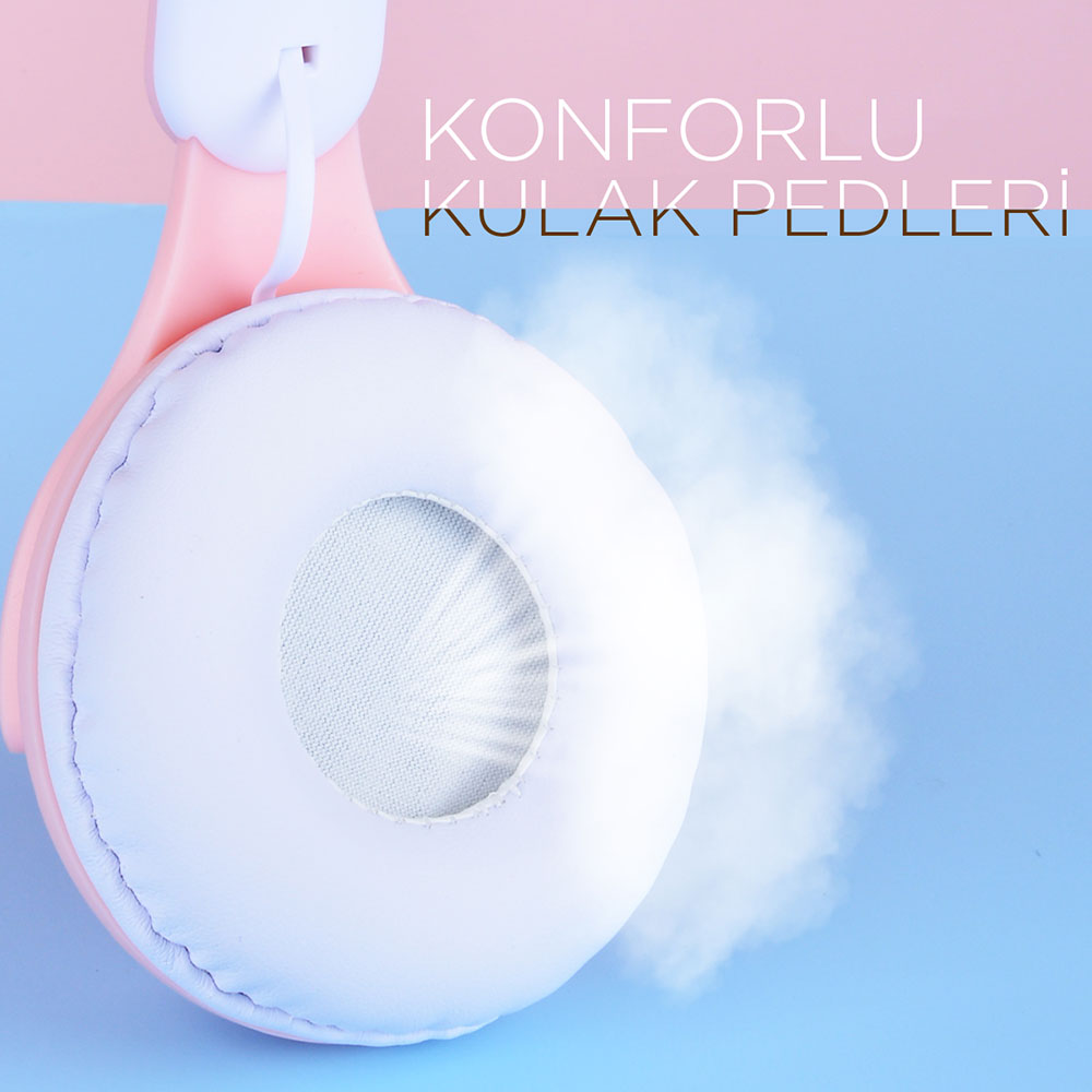 Zore M6 Pro Ayarlanabilir ve Katlanabilir Kulak Üstü Bluetooth Kulaklık - 2