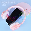 Zore M6 Pro Ayarlanabilir ve Katlanabilir Kulak Üstü Bluetooth Kulaklık - 3