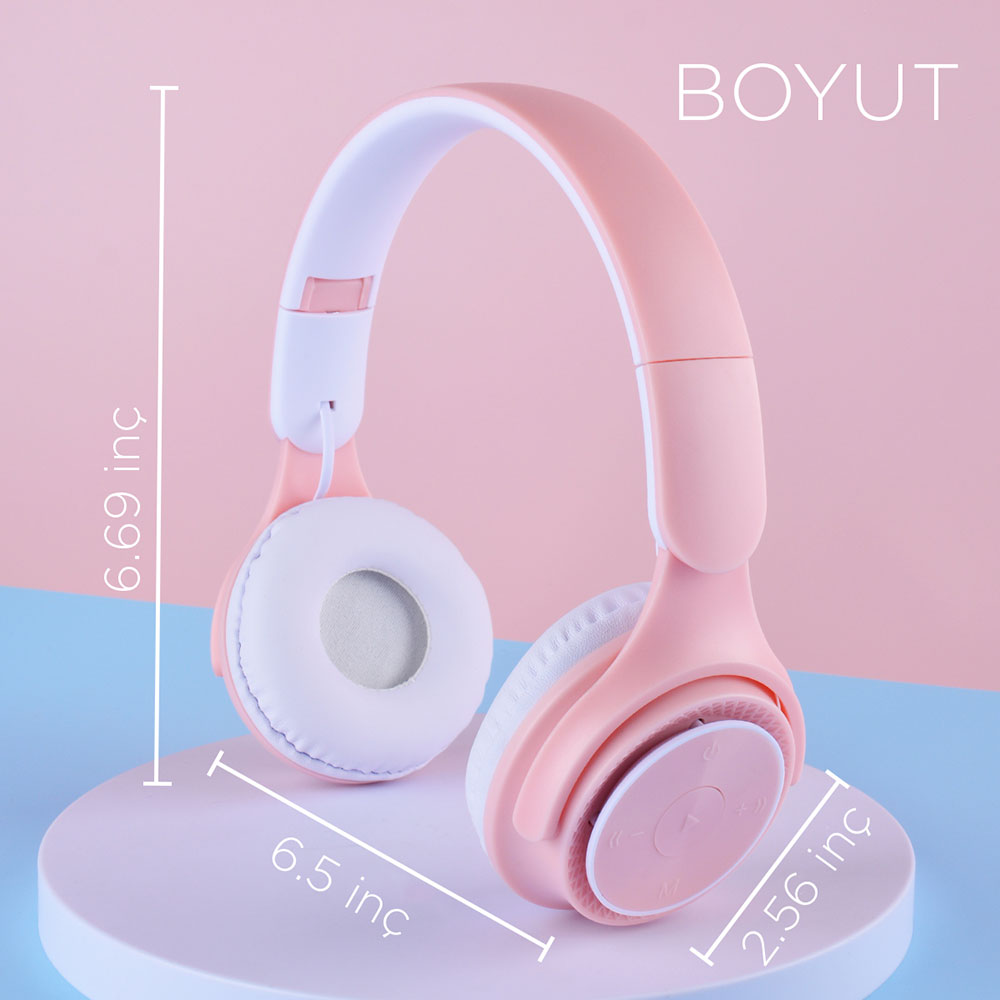 Zore M6 Pro Ayarlanabilir ve Katlanabilir Kulak Üstü Bluetooth Kulaklık - 4