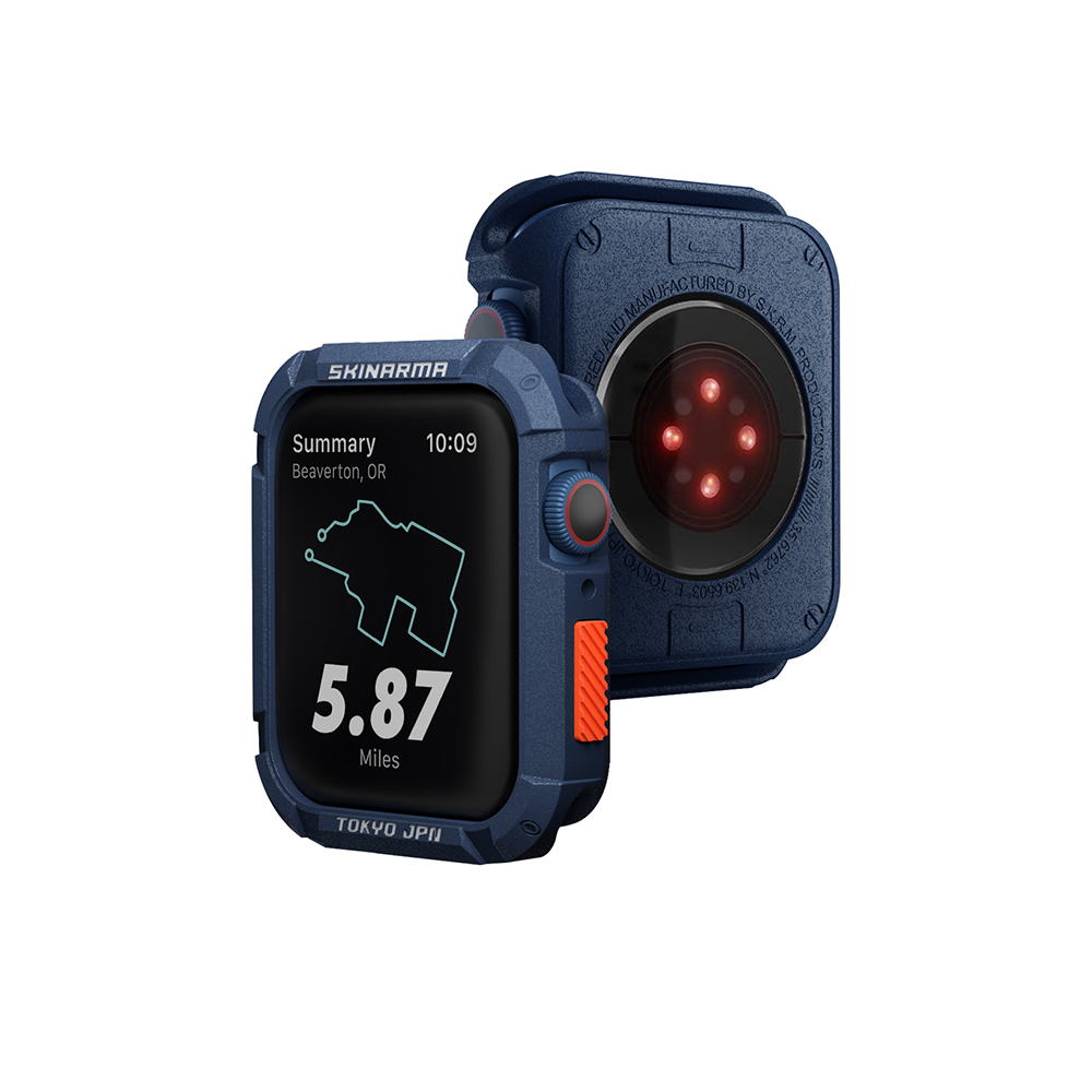 Apple Watch 44mm Uyumlu SkinArma Kurono Buzlu Tasarım Sert PC Kasa Koruyucu - 7