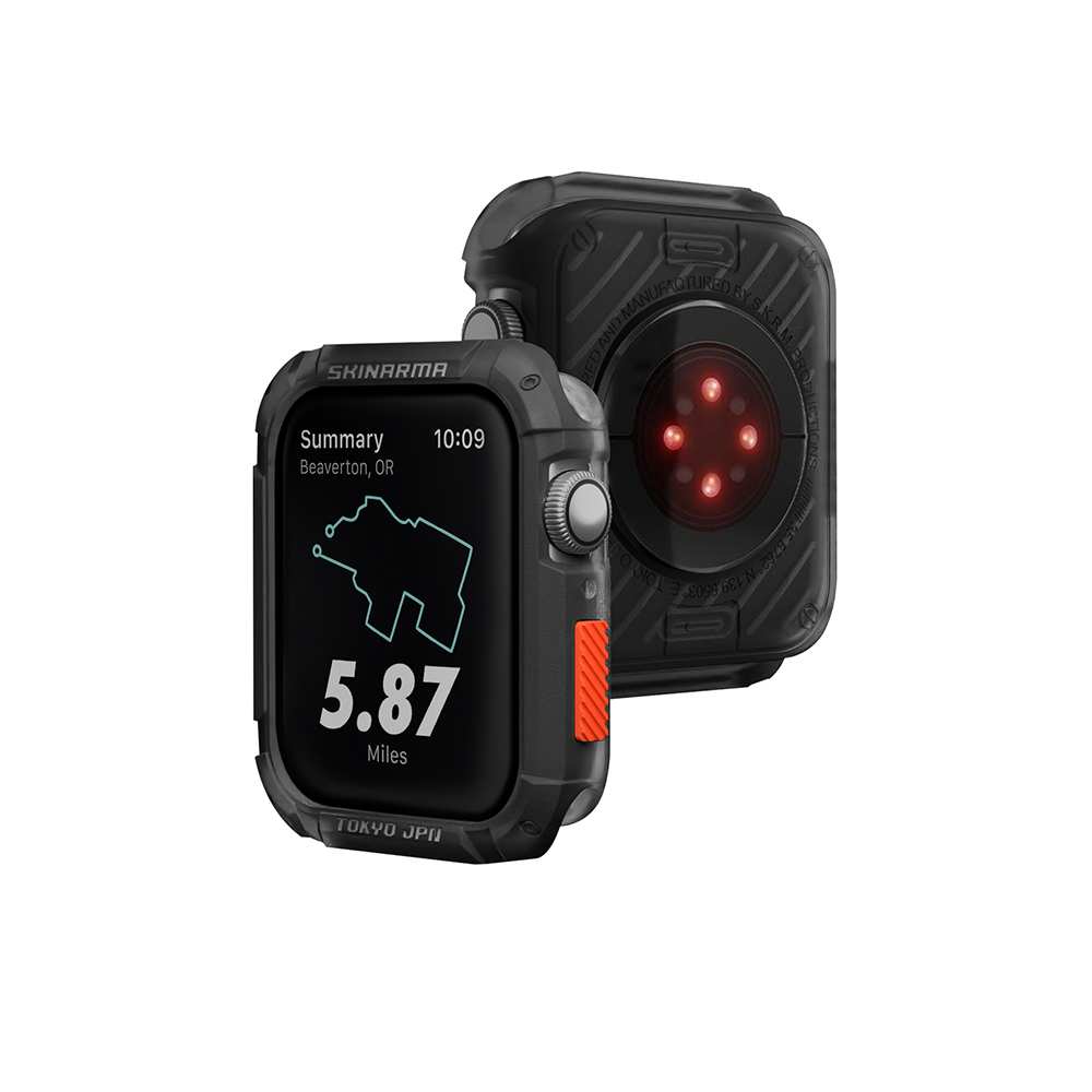 Apple Watch 44mm Uyumlu SkinArma Kurono Buzlu Tasarım Sert PC Kasa Koruyucu - 11