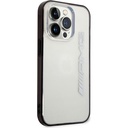 Apple iPhone 14 Pro Uyumlu Kılıf AMG Transparan Siyah Çerçeve Dizayn Kapak