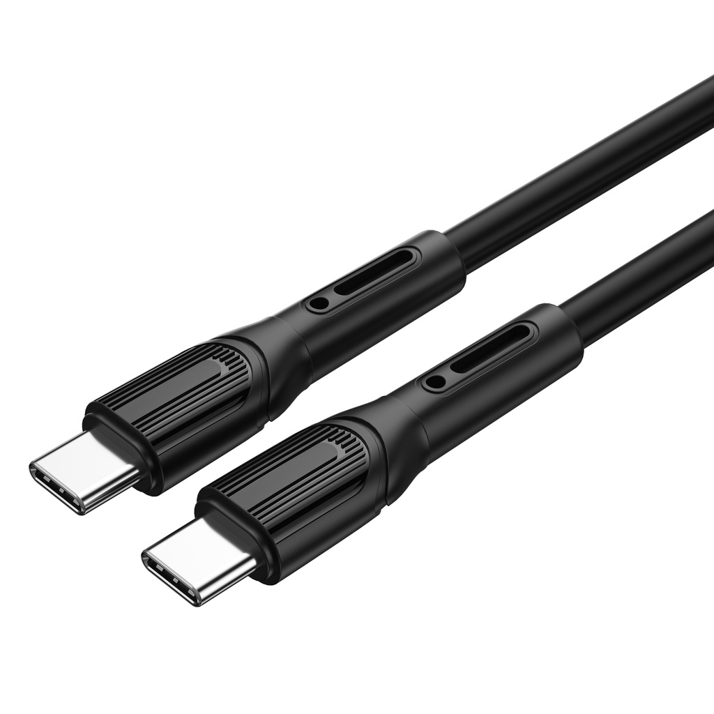 Wiwu Armor Wİ-C005 Kablo Ucu Korumalı Tasarım 100W Hızlı Şarj Özellikli Type-C To Type-C PD Kablo 1M - 1