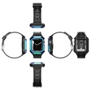 Apple Watch 7 45mm Uyumlu Zore KRD-88 Sert PC Kasa Koruyuculu Silikon Kordon - 3