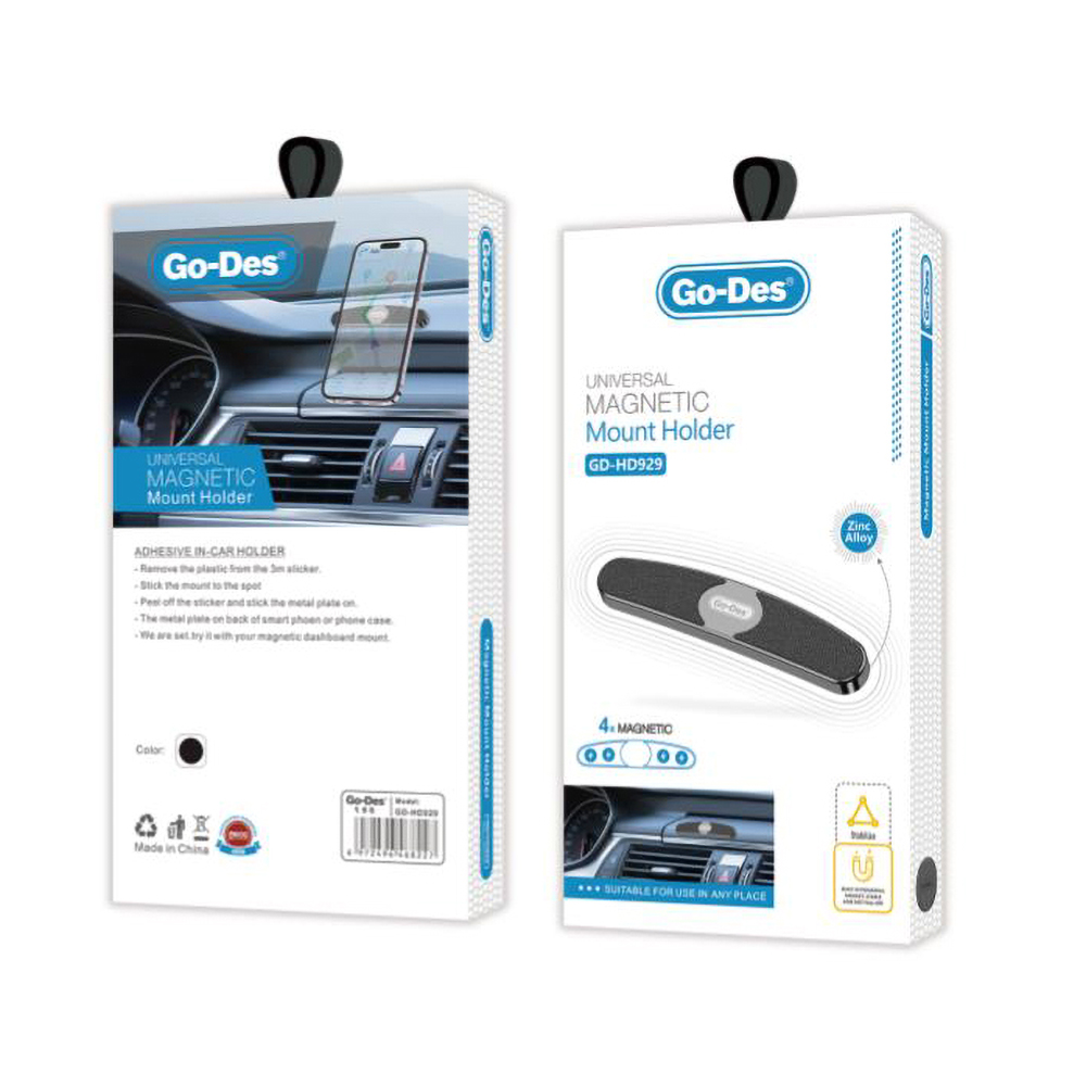 Go Des GD-HD929 Magnetik Düz Zemin Araç Telefon Tutacağı - 1
