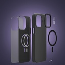 Apple iPhone 13 Pro Max Uyumlu Kılıf Magsafe Şarj Özellikli Standlı YoungKit Hermit Bracket Serisi Kapak - 2