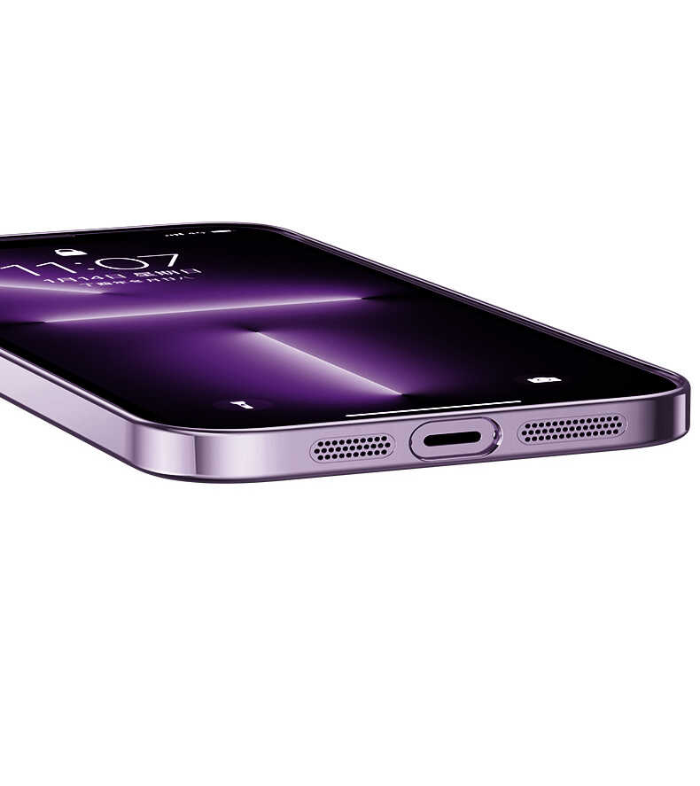 Apple iPhone 14 Pro Max Uyumlu Kılıf Sert PC Renkli Çerçeveli Zore Riksos Kapak - 2