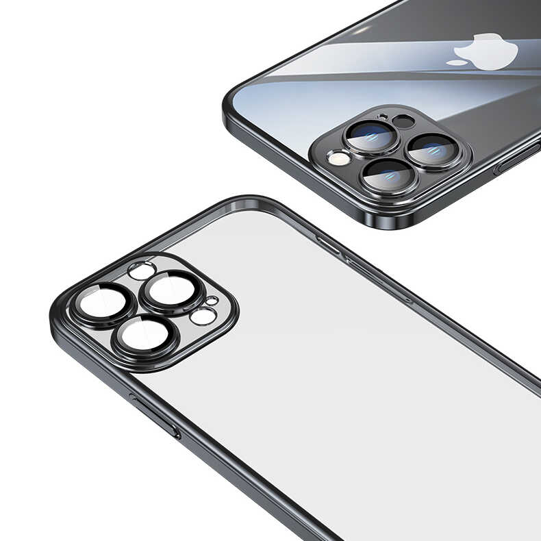 Apple iPhone 14 Pro Max Uyumlu Kılıf Sert PC Renkli Çerçeveli Zore Riksos Kapak - 11