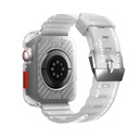 Apple Watch 7 45mm Uyumlu SkinArma Kurono Sert PC Kasa Koruyucu + Shokku Silikon Kordon