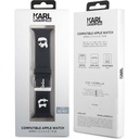 Apple Watch 38mm Uyumlu Karl Lagerfeld Orjinal Lisanslı İkonik Karl & Choupette Logolu Silikon Kordon