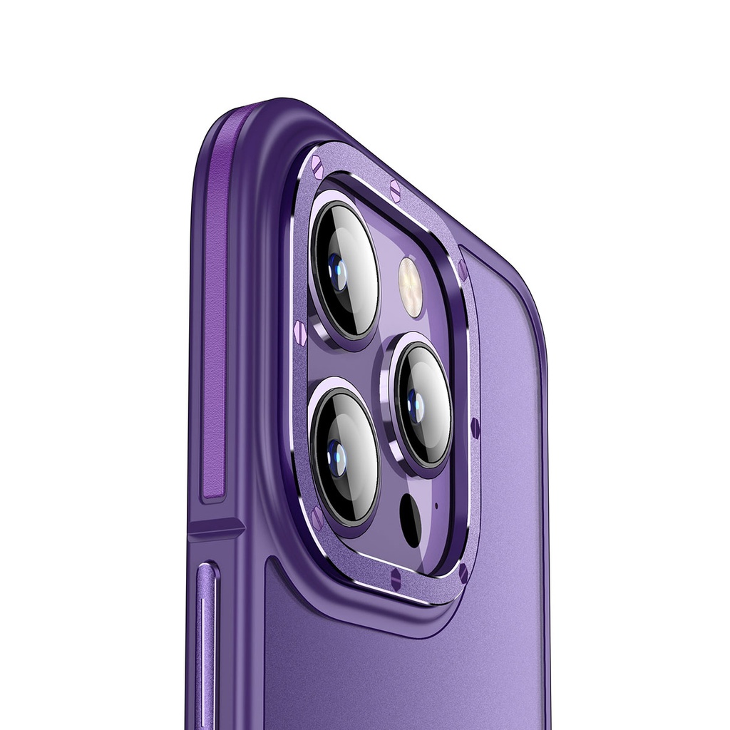 Apple iPhone 14 Pro Uyumlu Kılıf Magsafe Şarj Özellikli Mat Görünümlü Wlons Vevo Kapak - 3