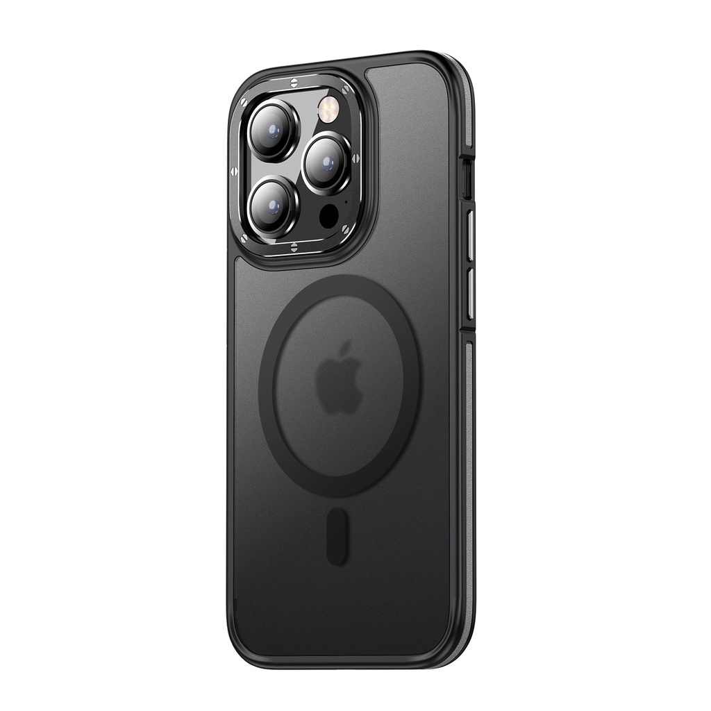 Apple iPhone 14 Pro Max Uyumlu Kılıf Magsafe Şarj Özellikli Mat Görünümlü Wlons Vevo Kapak - 6